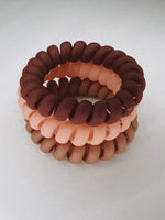 Load image into Gallery viewer, Matte Silicone Hair Ties (set of 3)
