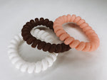 Load image into Gallery viewer, Matte Silicone Hair Ties (set of 3)
